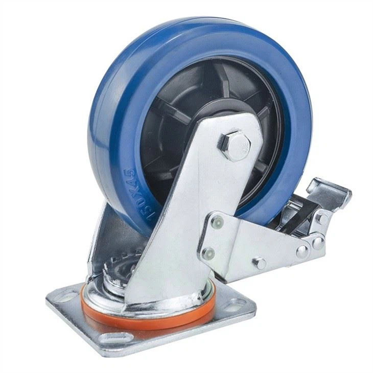 cheap Heavy duty castor wheels with brake